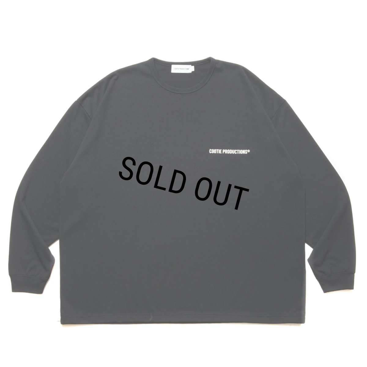 画像2: COOTIE PRODUCTIONS/Dry Tech Jersey Oversized L/S Tee（Black）［ドライテックオーバーサイズ長袖T-24秋冬］ (2)