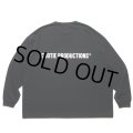 COOTIE PRODUCTIONS/Dry Tech Jersey Oversized L/S Tee（Black）［ドライテックオーバーサイズ長袖T-24秋冬］