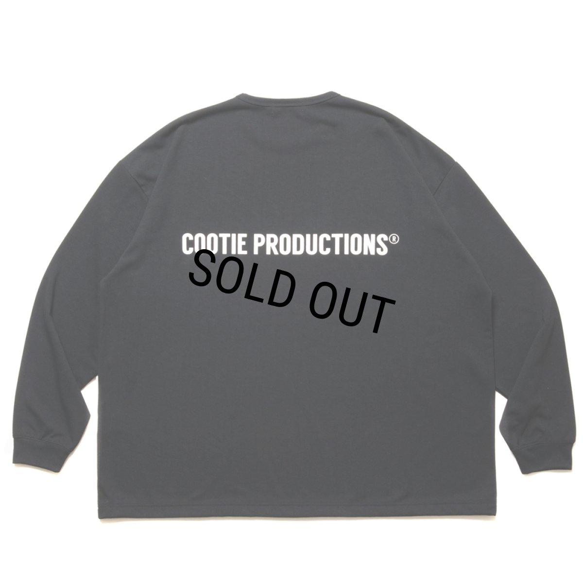 画像1: COOTIE PRODUCTIONS/Dry Tech Jersey Oversized L/S Tee（Black）［ドライテックオーバーサイズ長袖T-24秋冬］ (1)