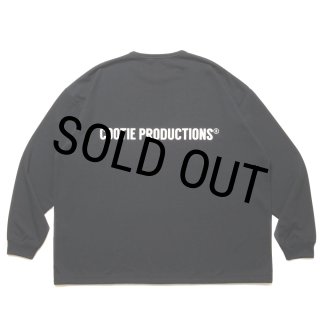 COOTIE PRODUCTIONS/Dry Tech Jersey Oversized L/S Tee（Black