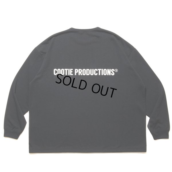 画像1: COOTIE PRODUCTIONS/Dry Tech Jersey Oversized L/S Tee（Black）［ドライテックオーバーサイズ長袖T-24秋冬］