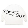 COOTIE PRODUCTIONS/Dry Tech Jersey Oversized L/S Tee（White）［ドライテックオーバーサイズ長袖T-24秋冬］