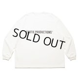 COOTIE PRODUCTIONS/Dry Tech Jersey Oversized L/S Tee（White）［ドライテックオーバーサイズ長袖T-24秋冬］