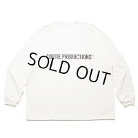 COOTIE PRODUCTIONS/Dry Tech Jersey Oversized L/S Tee（White）［ドライテックオーバーサイズ長袖T-24秋冬］