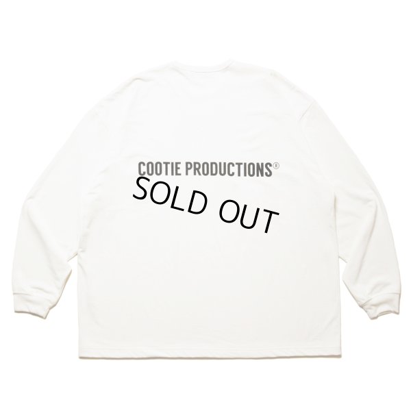 画像1: COOTIE PRODUCTIONS/Dry Tech Jersey Oversized L/S Tee（White）［ドライテックオーバーサイズ長袖T-24秋冬］