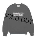 WACKO MARIA/MIDDLE WEIGHT CREW NECK SWEAT SHIRT（BLACK）［クルーネックスウェット-24秋冬］