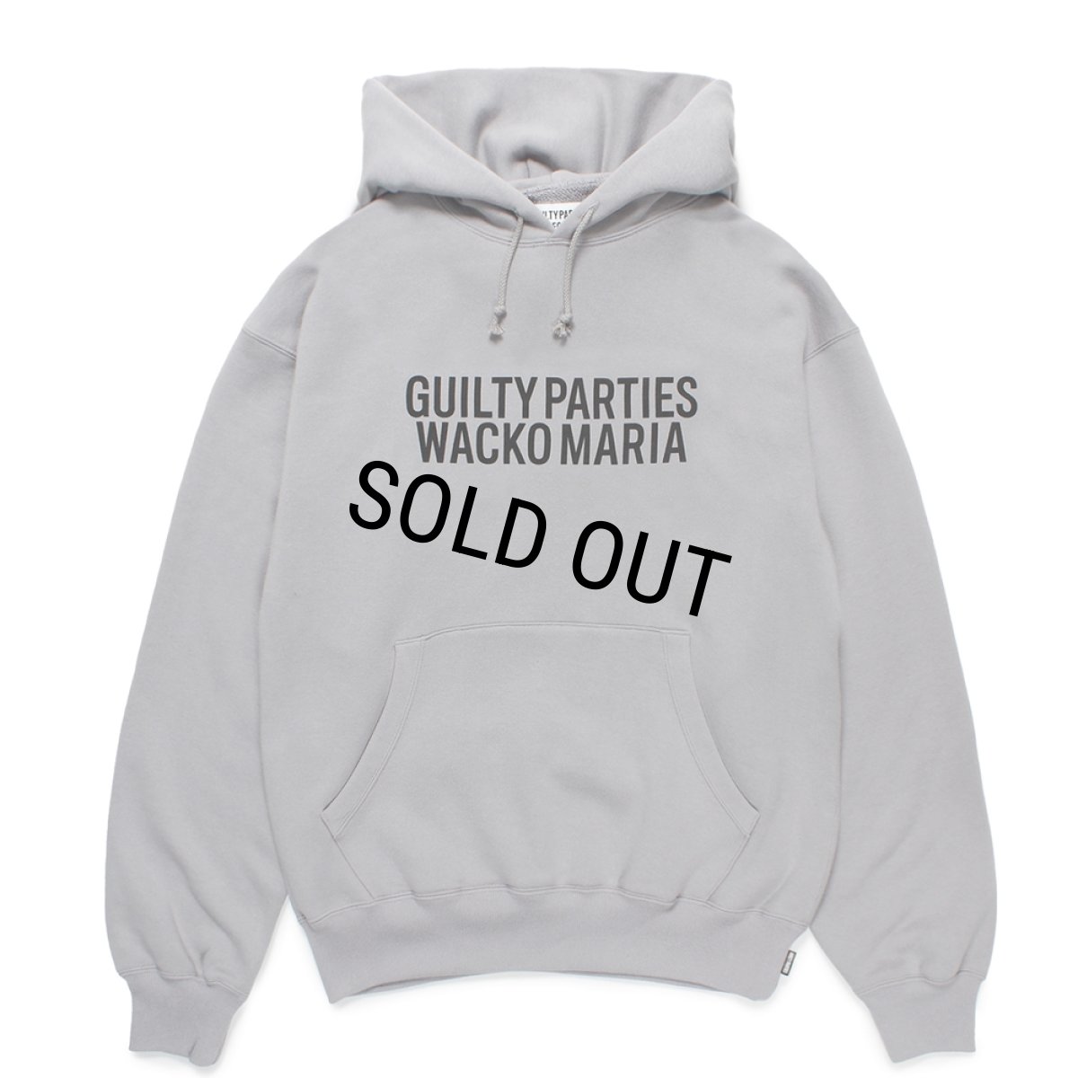画像1: WACKO MARIA/MIDDLE WEIGHT PULL OVER HOODED SWEAT SHIRT（GRAY）［プルオーバーパーカー-24秋冬］ (1)