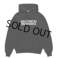 WACKO MARIA/MIDDLE WEIGHT PULL OVER HOODED SWEAT SHIRT（BLACK）［プルオーバーパーカー-24秋冬］