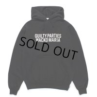 WACKO MARIA/MIDDLE WEIGHT PULL OVER HOODED SWEAT SHIRT（BLACK）［プルオーバーパーカー-24秋冬］