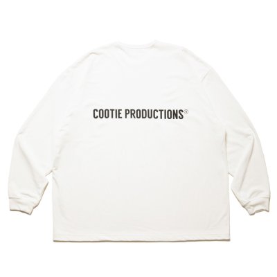 画像2: COOTIE PRODUCTIONS/Dry Tech Jersey Oversized L/S Tee（White）［ドライテックオーバーサイズ長袖T-24秋冬］