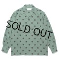 WACKO MARIA/DOTS HAWAIIAN SHIRT（GREEN）［ドットハワイアンシャツ-24秋冬］