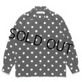 WACKO MARIA/DOTS HAWAIIAN SHIRT（BLACK）［ドットハワイアンシャツ-24秋冬］