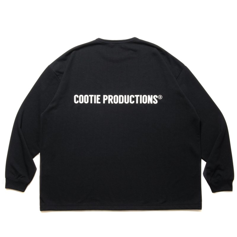 画像2: COOTIE PRODUCTIONS/Dry Tech Jersey Oversized L/S Tee（Black）［ドライテックオーバーサイズ長袖T-24秋冬］