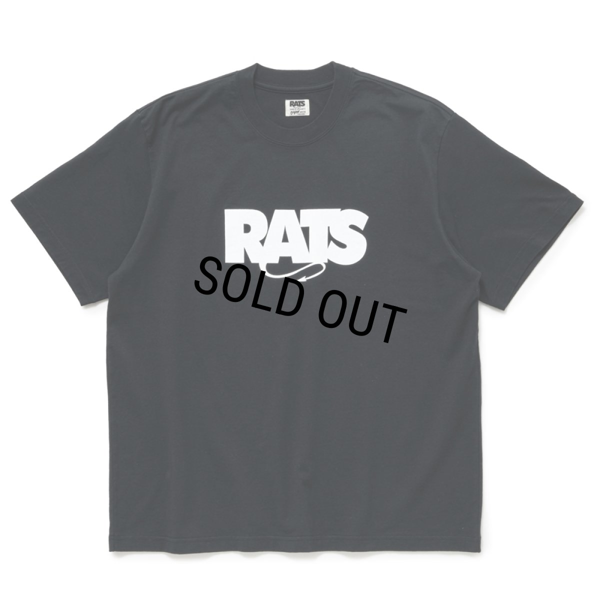 画像1: RATS/BOX LOGO WAY OF LIFE TEE（BLACK）［プリントT-24秋冬］ (1)