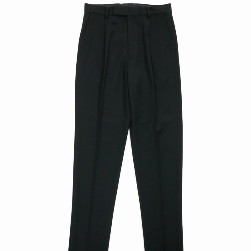 画像1: WACKO MARIA/PLEATED TROUSERS（BLACK）［ワンタックスラックス(TYPE-2)-24秋冬］