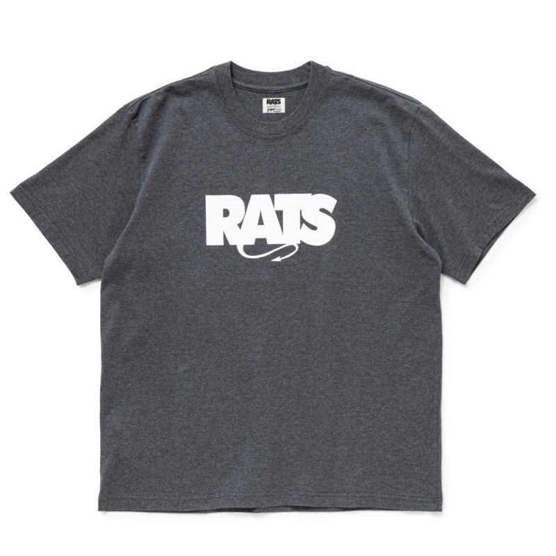 画像1: RATS/BOX LOGO WAY OF LIFE TEE（CHARCOAL）［プリントT-24秋冬］