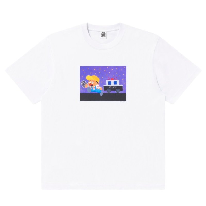 画像1: BlackEyePatch/ON THE RUN TEE(WHITE)