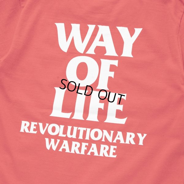 画像2: RATS/BOX LOGO WAY OF LIFE TEE（RED）［プリントT-24秋冬］