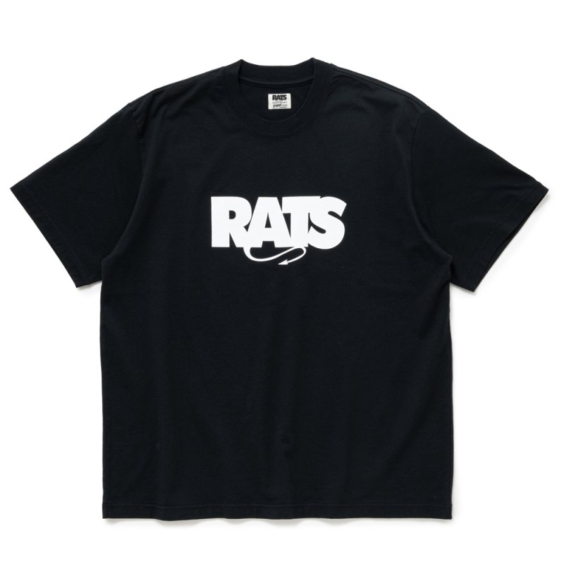 画像1: RATS/BOX LOGO WAY OF LIFE TEE（BLACK）［プリントT-24秋冬］