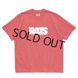 RATS/BOX LOGO WAY OF LIFE TEE（RED）［プリントT-24秋冬］