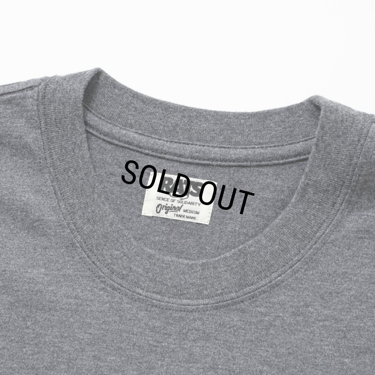 画像3: RATS/BOX LOGO WAY OF LIFE TEE（CHARCOAL）［プリントT-24秋冬］ (3)