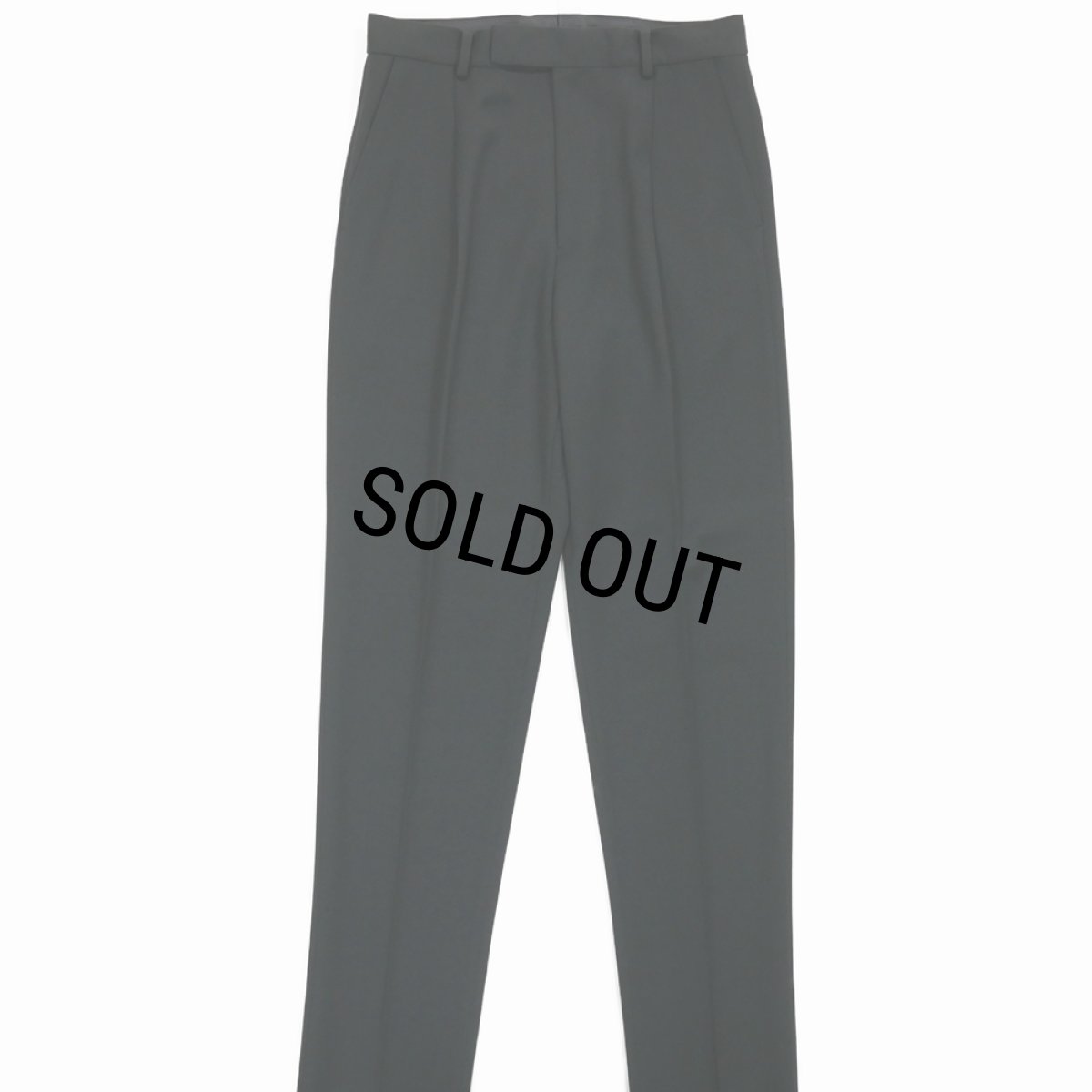 画像1: WACKO MARIA/PLEATED TROUSERS（BLACK）［ワンタックスラックス(TYPE-2)-24秋冬］ (1)