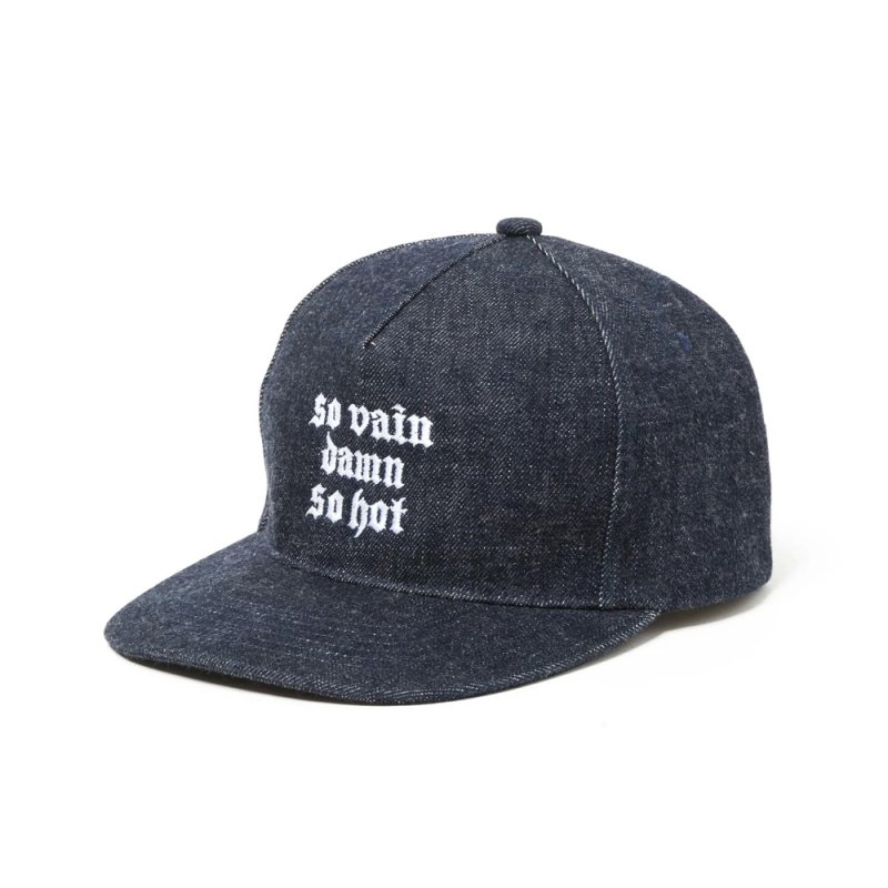画像1: CALEE/"S.V.D.S.H" DENIM CAP（INDIGO BLUE）［デニムキャップ-24秋冬］