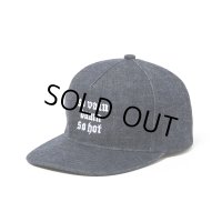 CALEE/"S.V.D.S.H" DENIM CAP（INDIGO BLUE）［デニムキャップ-24秋冬］