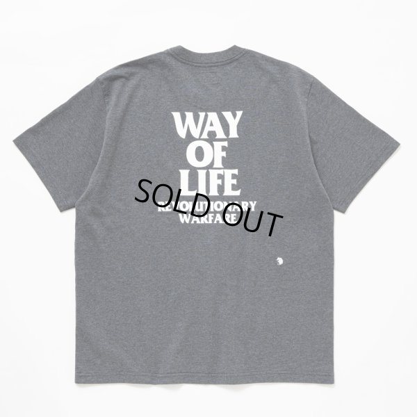 画像2: RATS/BOX LOGO WAY OF LIFE TEE（CHARCOAL）［プリントT-24秋冬］