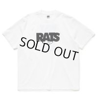RATS/BOX LOGO WAY OF LIFE TEE（WHITE）［プリントT-24秋冬］