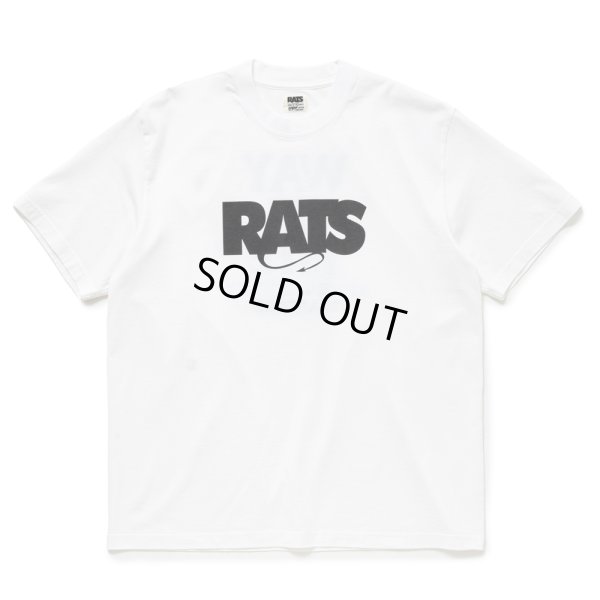画像1: RATS/BOX LOGO WAY OF LIFE TEE（WHITE）［プリントT-24秋冬］