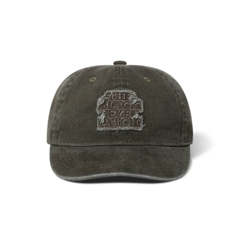 画像1: BlackEyePatch/RAW OG LABEL WASHED CAP（OLIVE）