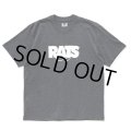 RATS/BOX LOGO WAY OF LIFE TEE（CHARCOAL）［プリントT-24秋冬］