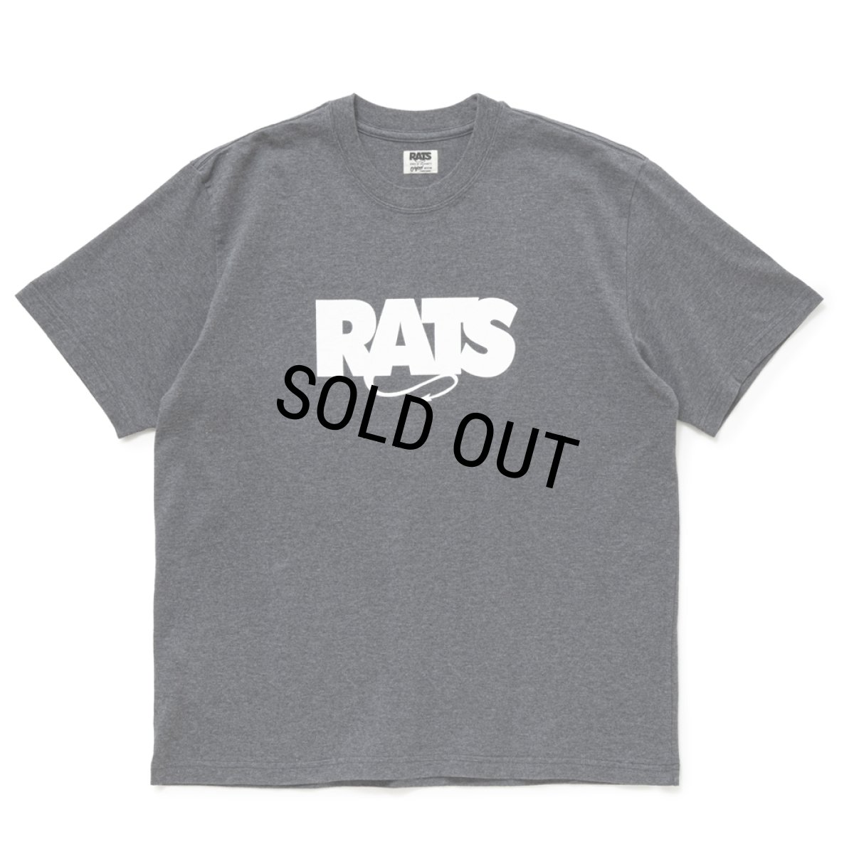 画像1: RATS/BOX LOGO WAY OF LIFE TEE（CHARCOAL）［プリントT-24秋冬］ (1)