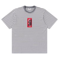 BlackEyePatch/STRIPED HWC LABEL TEE（MULTI）