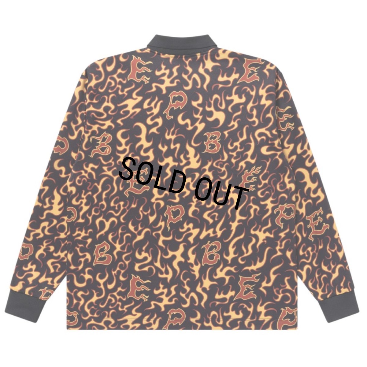 画像2: BlackEyePatch/FLAME PATTERNED GAME SHIRT(MULTI) (2)
