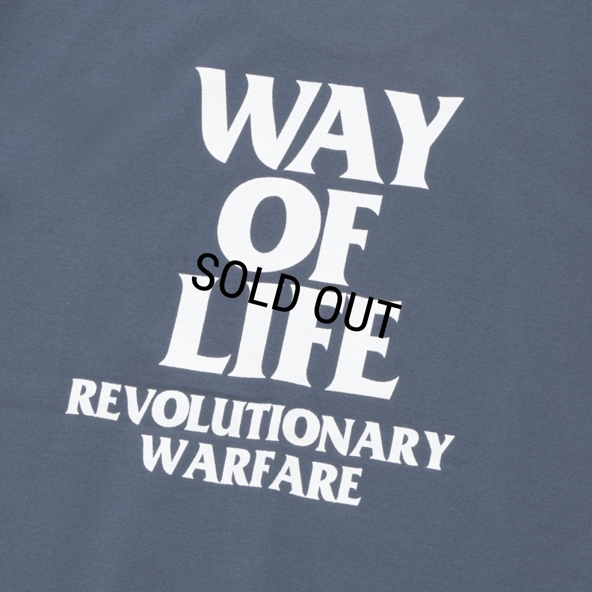 画像5: RATS/BOX LOGO WAY OF LIFE TEE（NAVY）［プリントT-24秋冬］ (5)