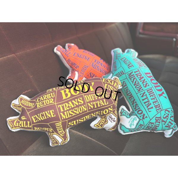 画像4: PORKCHOP/PORK CUSHION（TRQ/BUR）［ポーククッション-24秋冬］