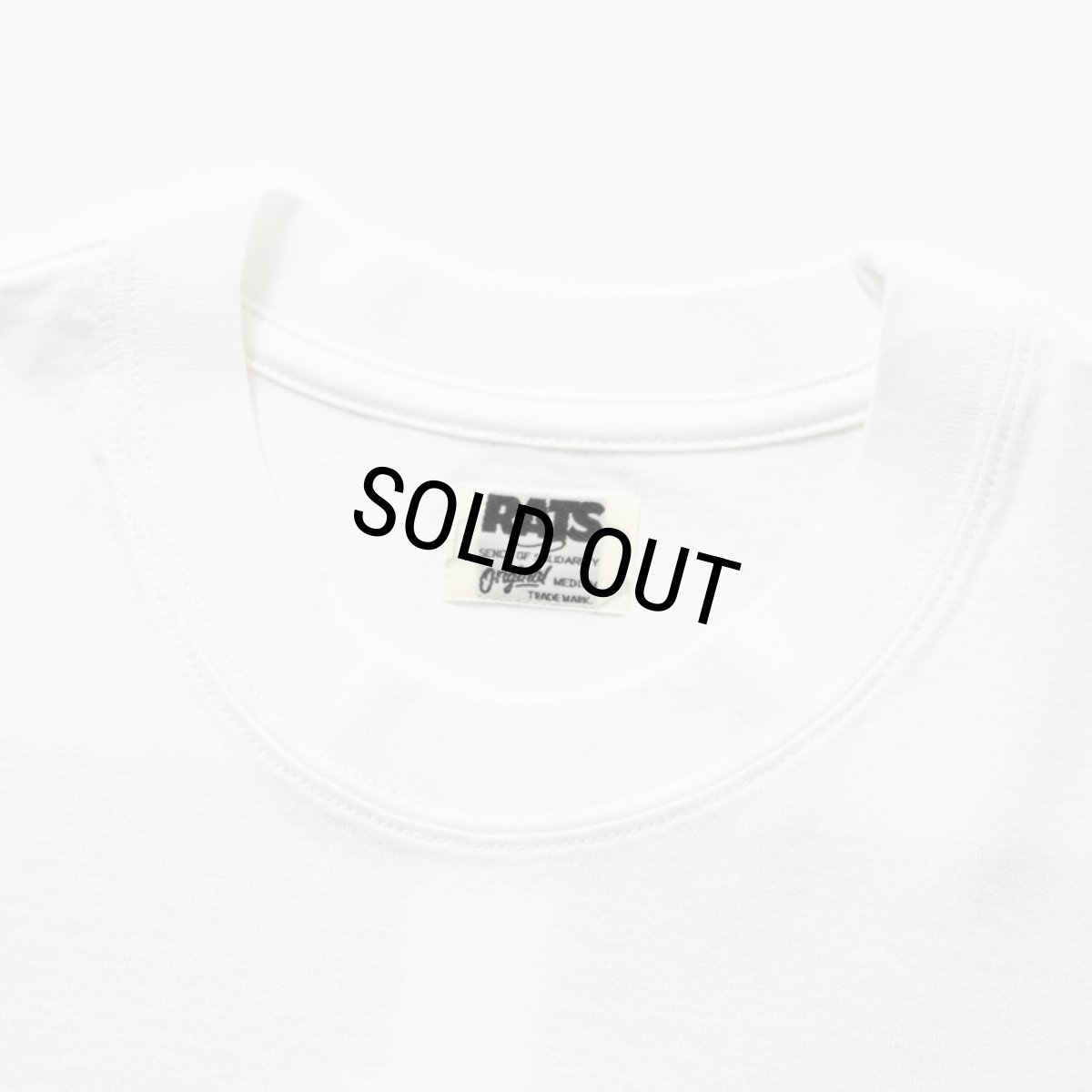 画像4: 【40%OFF】RATS/SCRIPT LOGO WAY OF LIFE TEE（WHITE）［プリントT-24秋冬］ (4)