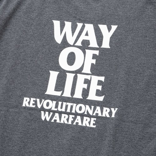 他の写真3: RATS/SCRIPT LOGO WAY OF LIFE TEE（CHARCOAL）［プリントT-24秋冬］