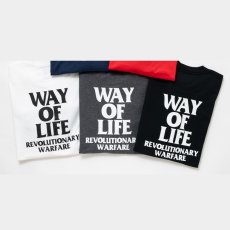 画像3: 【30%OFF】RATS/SCRIPT LOGO WAY OF LIFE TEE（WHITE）［プリントT-24秋冬］ (3)