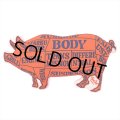 PORKCHOP/PORK CUSHION（ORG/NVY）［ポーククッション-24秋冬］