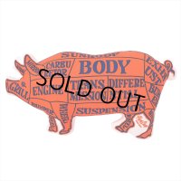 PORKCHOP/PORK CUSHION（ORG/NVY）［ポーククッション-24秋冬］