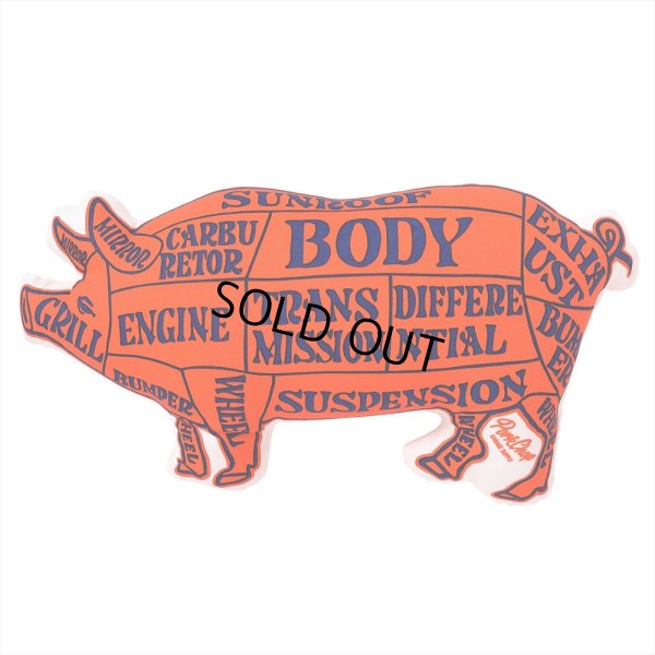 画像1: PORKCHOP/PORK CUSHION（ORG/NVY）［ポーククッション-24秋冬］