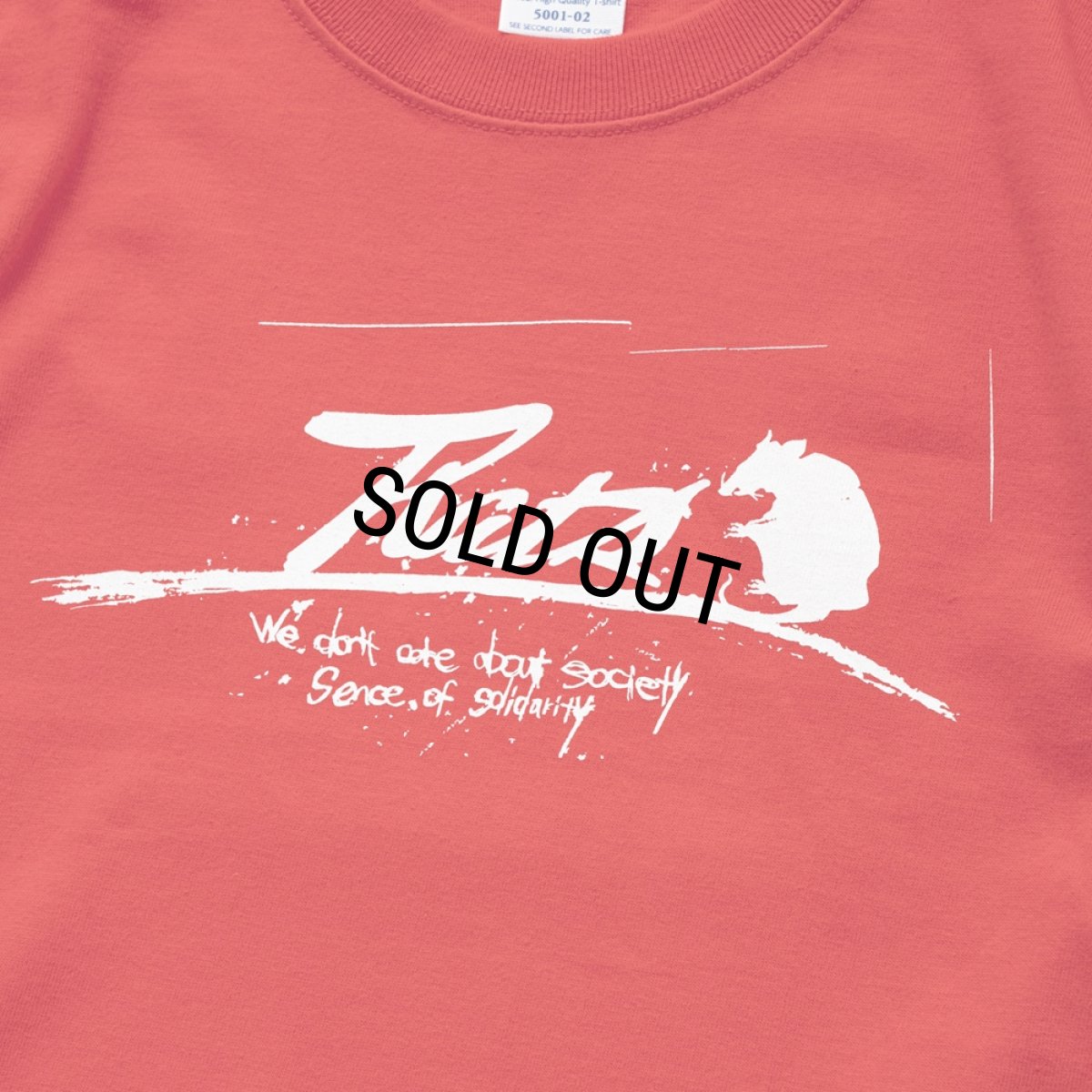 画像3: RATS/SCRIPT LOGO WAY OF LIFE TEE（RED）［プリントT-24秋冬］ (3)