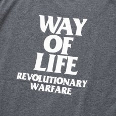 画像5: 【30%OFF】RATS/SCRIPT LOGO WAY OF LIFE TEE（CHARCOAL）［プリントT-24秋冬］ (5)