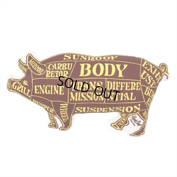 画像1: PORKCHOP/PORK CUSHION（BRN/MTD）［ポーククッション-24秋冬］
