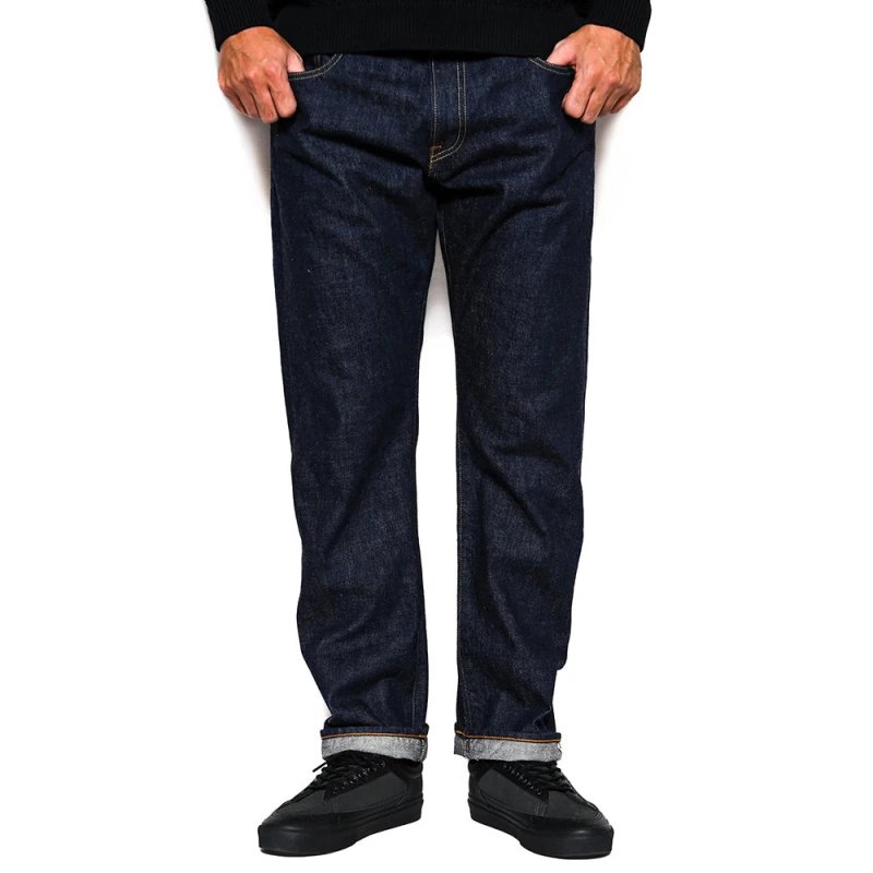 画像3: CALEE/VINTAGE REPRODUCT TAPERED DENIM PANTS ＜OW＞（INDIGO BLUE）［テーパードデニムパンツ-24秋冬］