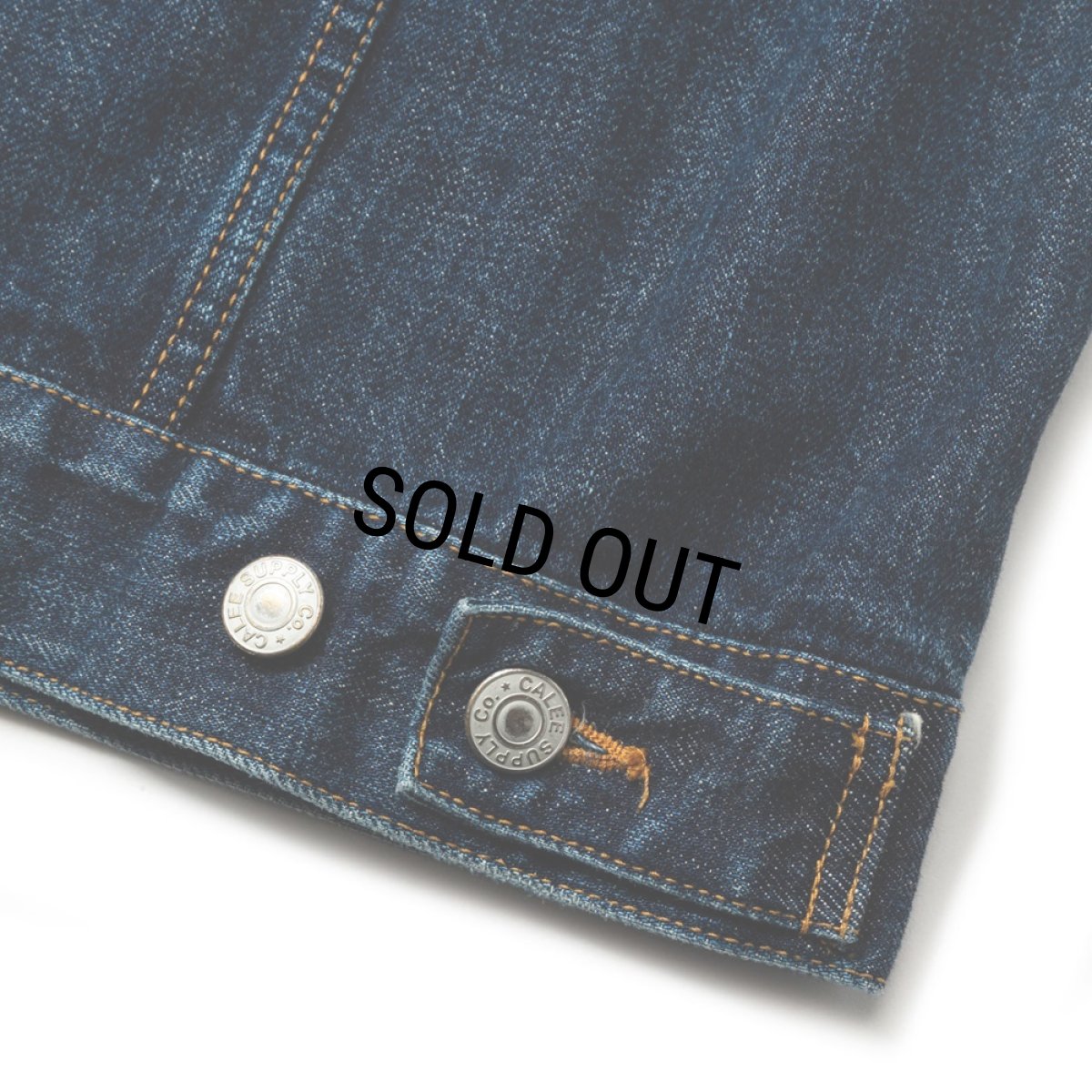 画像8: CALEE/VINTAGE REPRODUCT 3RD TYPE DENIM JACKET ＜USED＞（USED INDIGO BLUE）［3rdタイプデニムJKT-24秋冬］ (8)