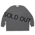 COOTIE PRODUCTIONS/Oversized L/S Tee（Embroidery）（Black）［オーバーサイズ刺繍長袖T-24秋冬］
